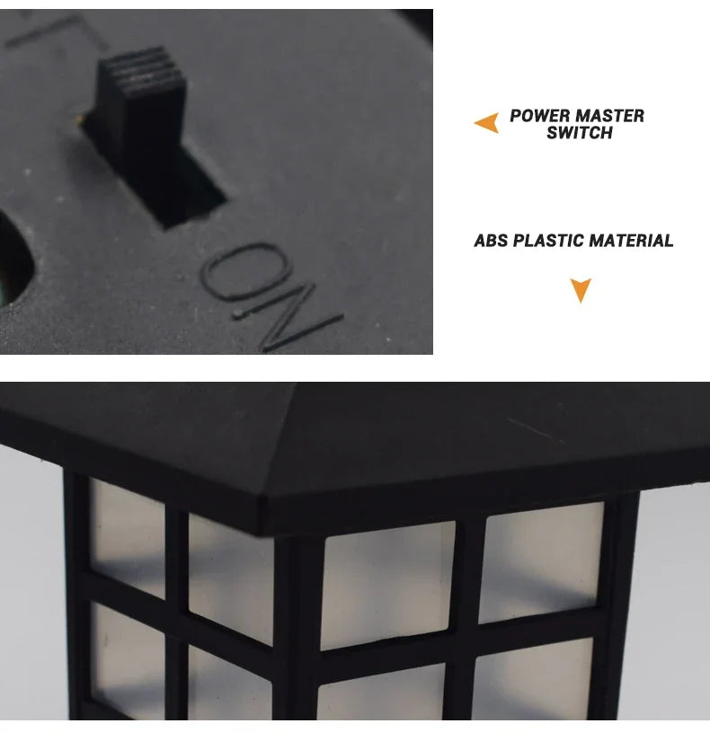 Outdoor Solar Lights Garden Lights Solar Powered Lamp Lantern Waterproof Landscape Lighting Pathway Yard Lawn Garden Decoration