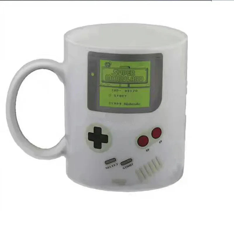Game console thermochromic ceramic coffee mug Water cups Drinkware