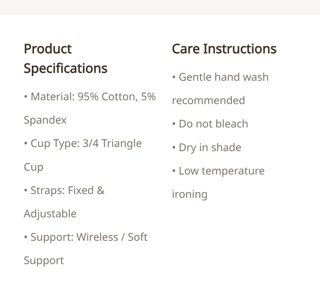 Bra set Sexy Women's Underwear Lounge Style Cotton button printed elastic bra underwear women's pajamas