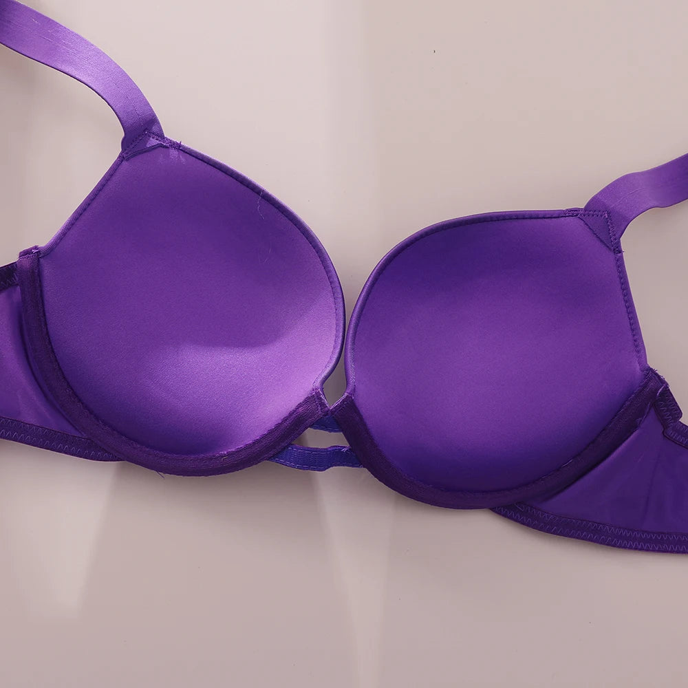 Sexy Bra and Panty Set Comfortable push up Shapewear Adjustable Padded Gathered New V Lace Lingerie Set Bra and Brief Women's