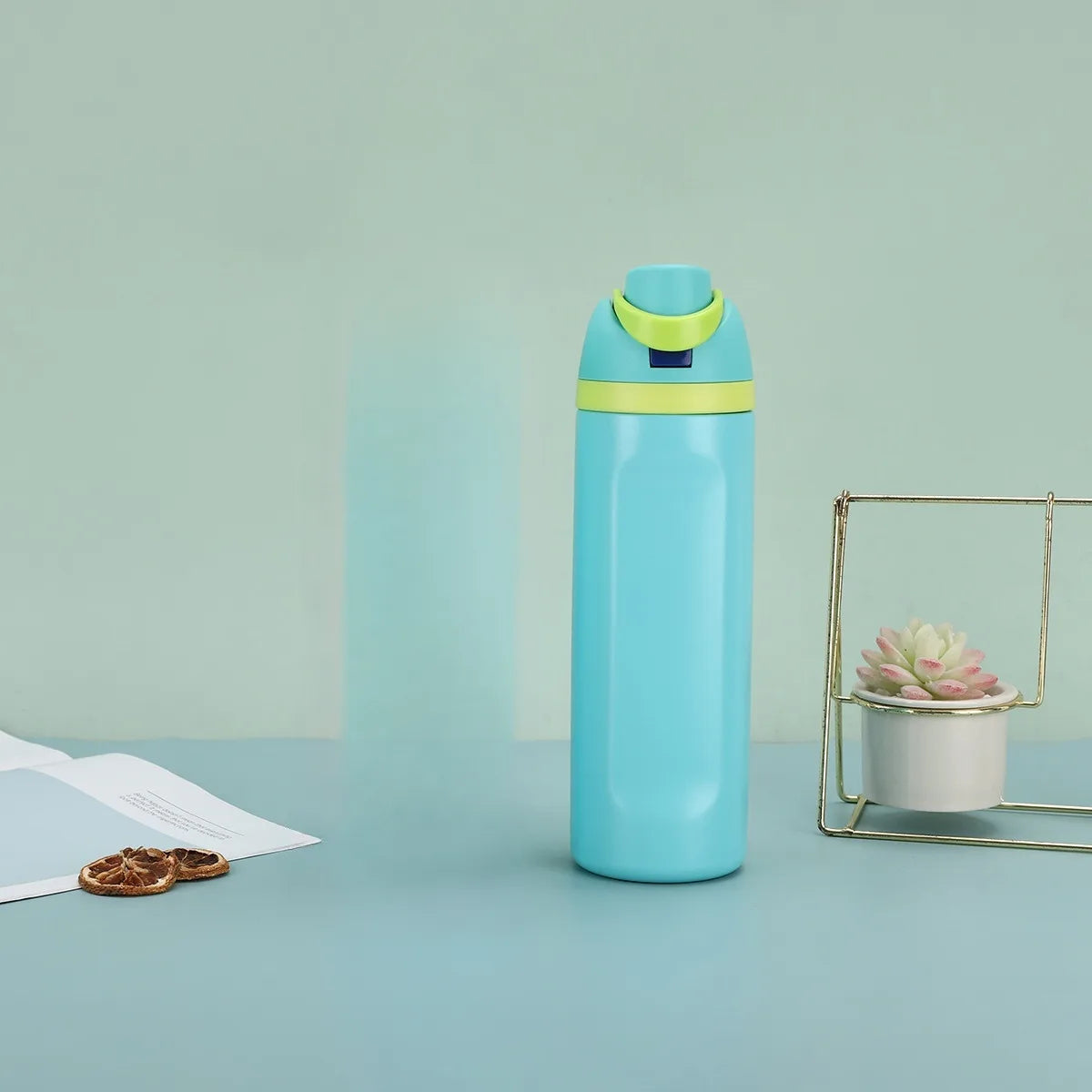 19/24/32oz Thermos Cup Fruit Mug Kids Straw Cup Vacuum Flasks Stainless Steel Travel Thermal Water Bottles