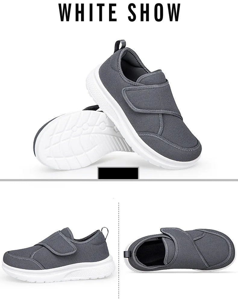 New Wide Toe Men's Barefoot Shoes Orthopedics Wide Feet Swollen Shoes Comfortable Diabetic Shoe Walking Shoes Men's Shoes