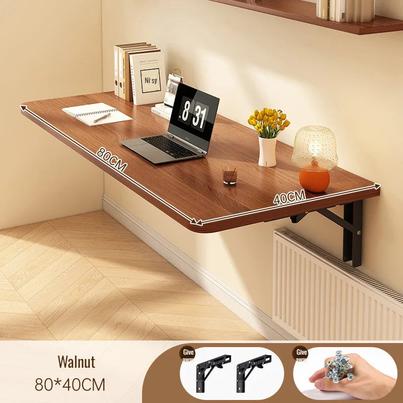 Household Wall Mounted Foldable Desk Waterproof and Anti Fouling Panel Multi Functional Suspended Wall Table