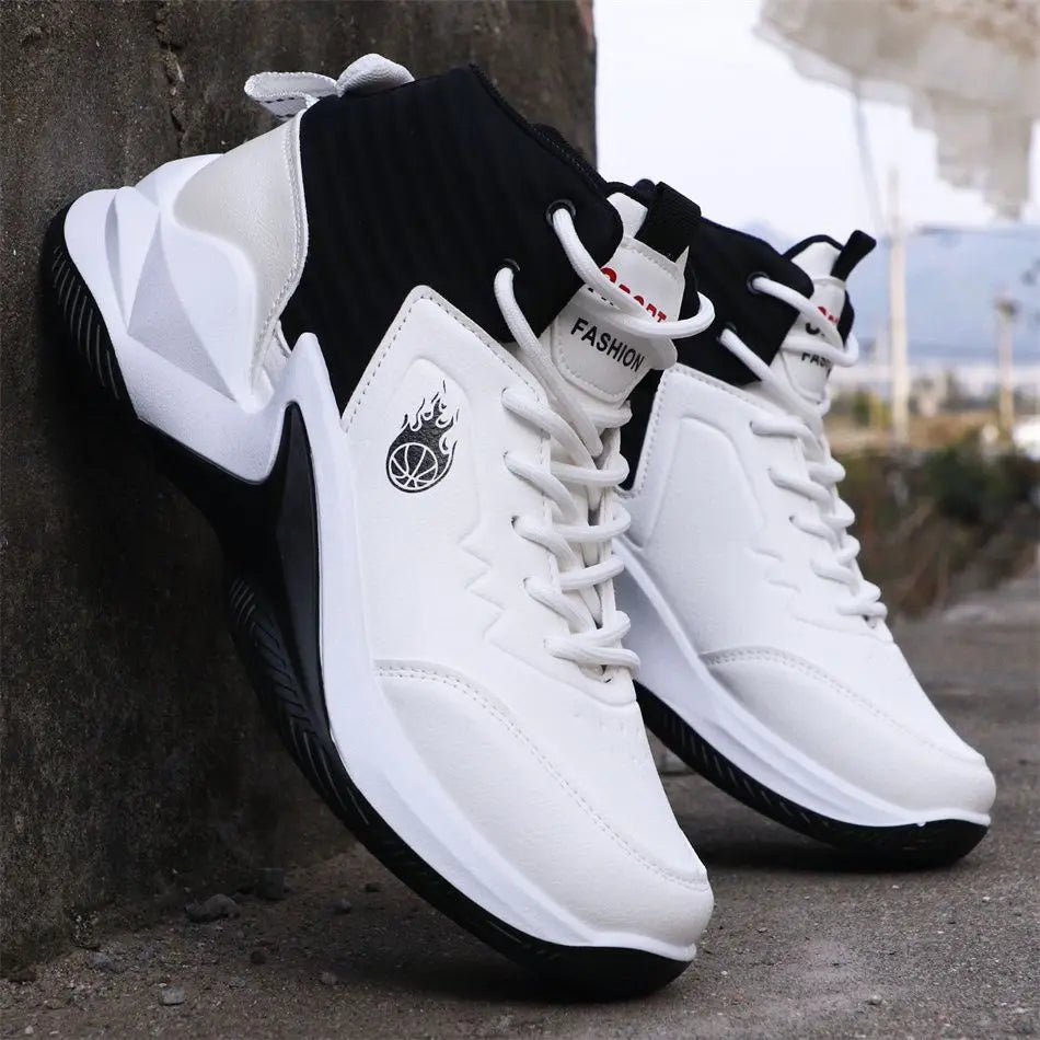 Basketball Shoes For Men High-Top Sneakers Men Outdoor Breathable Non-Slip Athletic Fashion Tennis Sport Shoes Male Zapatillas