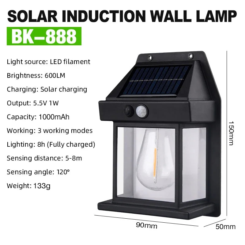 Powerful Outdoor Solar Lamp Garden Solar Powered Streetlight Outdoor Lights Waterproof Light Led Lighting External Decoration