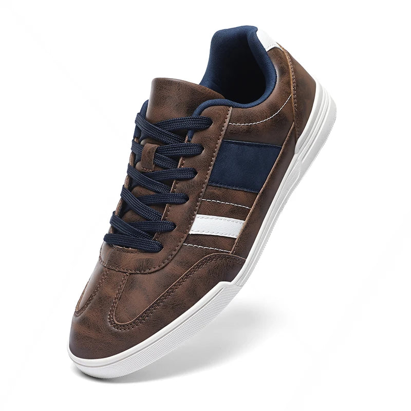 New Men Shoes Flats Walking Leather Casual Shoes Men Barefoot Wide-toed Shoes Wider Toe Casual Sneakes