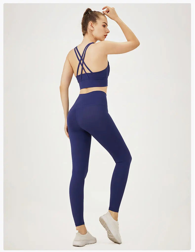 Yoga Set Women's Sports Bra and Leggings Jogging 2-piece set yoga Sports Women Gym Set Clothes Sportwear Woman Clothes