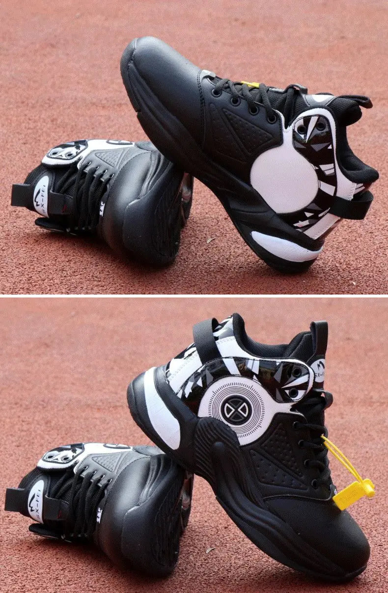 Men's High-Top Basketball Shoes New Wear-Resistant Sports Sneakers Athletic Outdoor Casual Training Boots