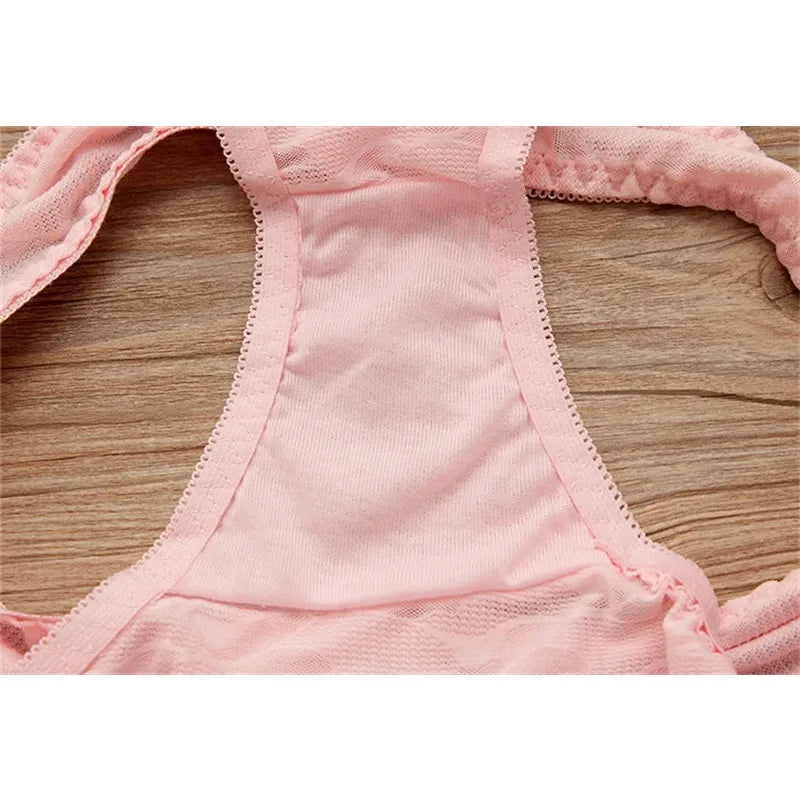 2pcs/set Solid Color Lace Bow Sexy No Steel Rings Comfortable Girls Bra Gather Adjustable Bra Panties Set Teen Underwear Puberty
