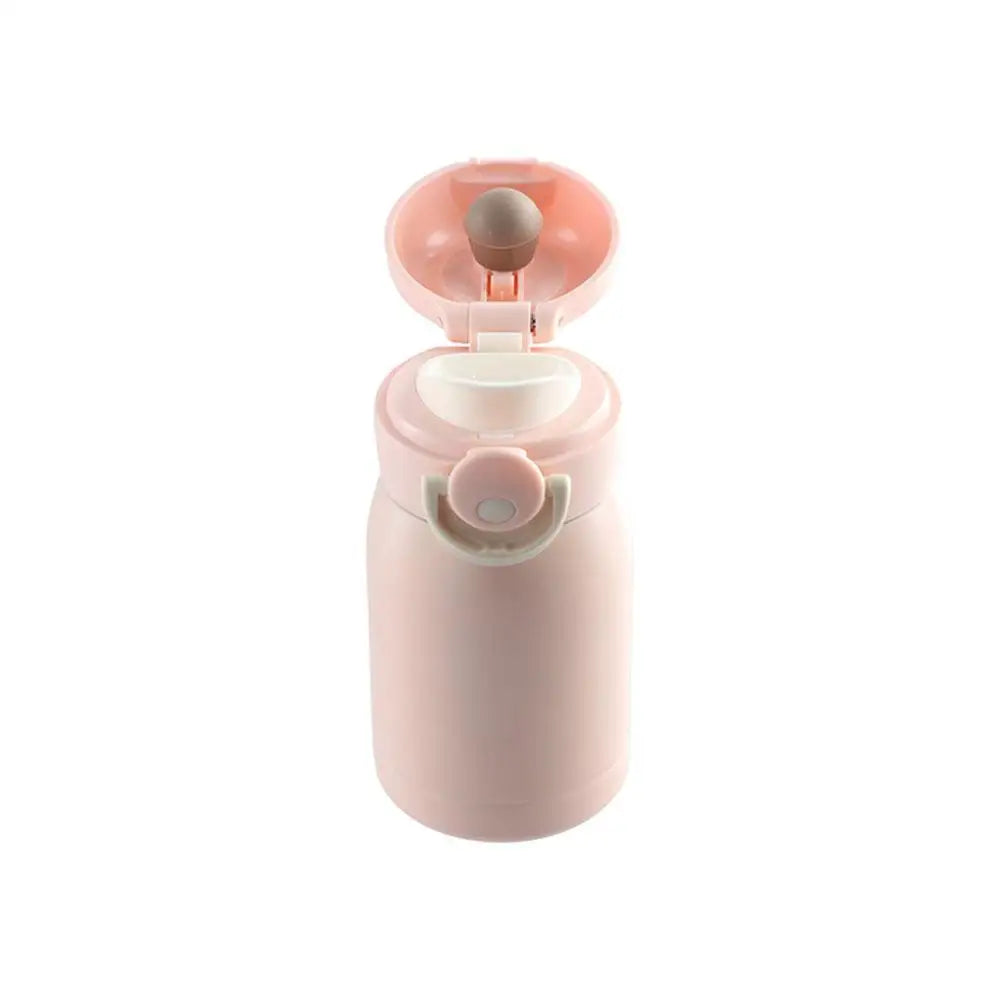 Thermal Coffee Mug 304 Stainless Steel Mini Thermos Cup Pop-up Lock 220/320ml Insulated Pocket Cup Small Capacity Vacuum Flask