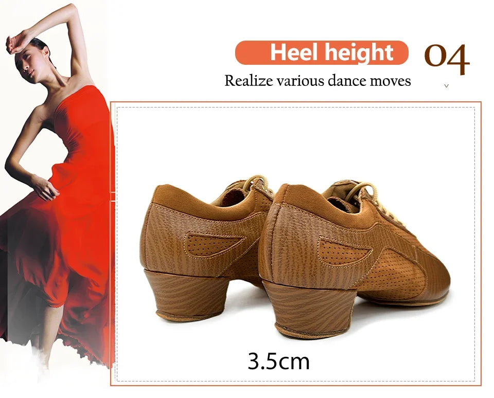 Women Dance Shoes Latin Tango Dancing Shoes Salsa Dance Shoes for Ladies Ballroom Dance Sneakers Training  Adult