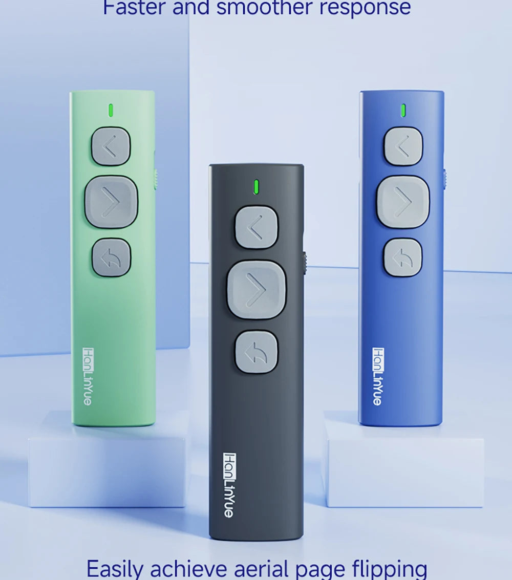 Bluetooth Page Turner Camera/Music Control Pen Paging Device E-book Reader Swipe Short Video Supports IOS Android Remote Control