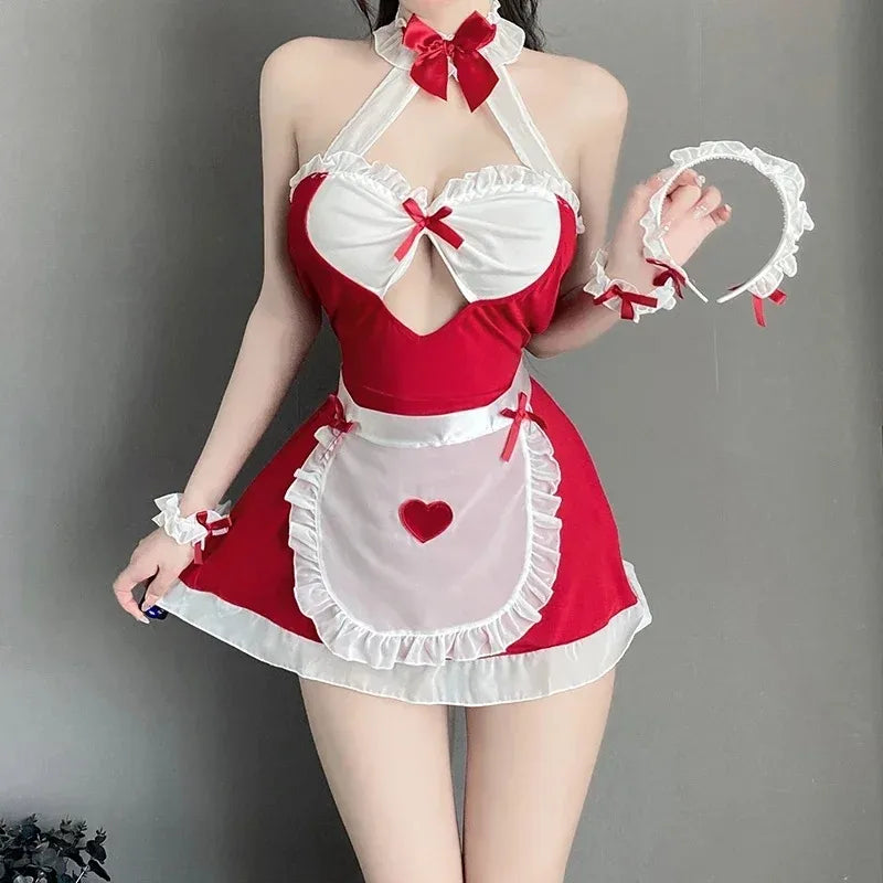 Lingerie Sexy Hot Woman Lace Babydoll Chemise Dress Erotic Underwear Lenceria Sexi Costumes Clubwear Exotic Apparel