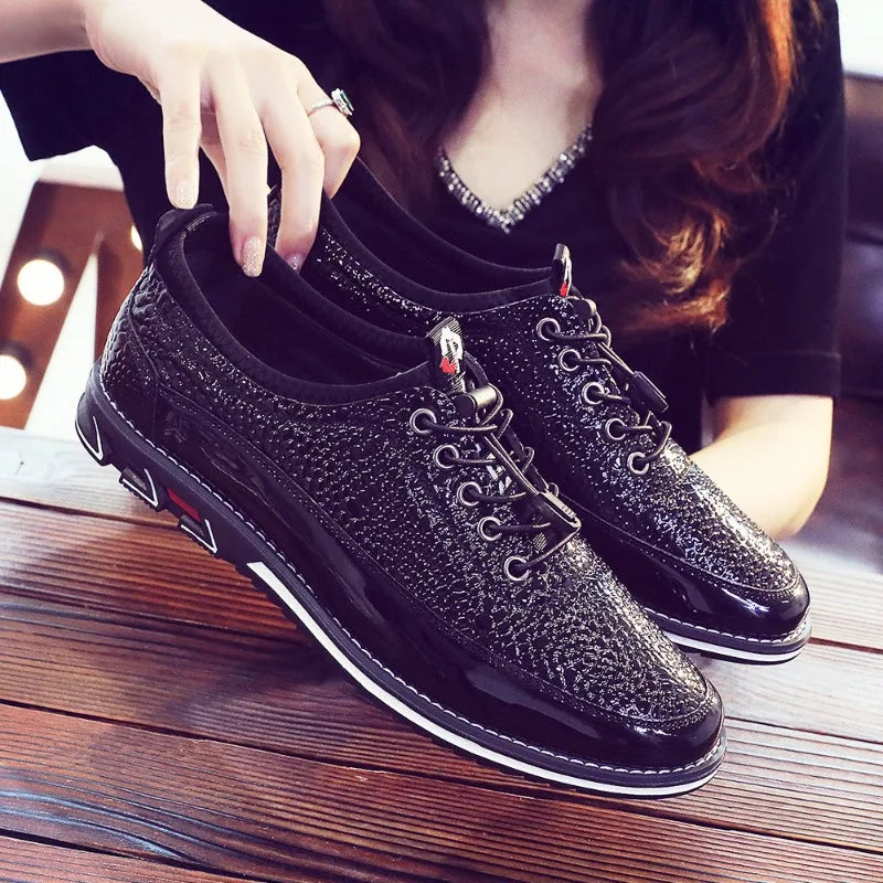 Men's Shoes Soft Bottom Soft Leather Casual Shoes New Spring Trendy Design Men's Footwear Men's Sports Shoe Zapatos Para Hombre