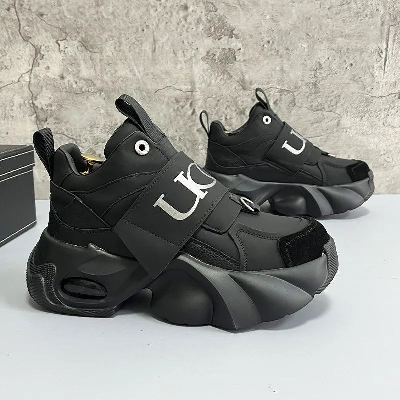 Men's shoes - versatile and trendy for all seasons, suitable for couples. This small-scale niche brand features anti-slip air cu