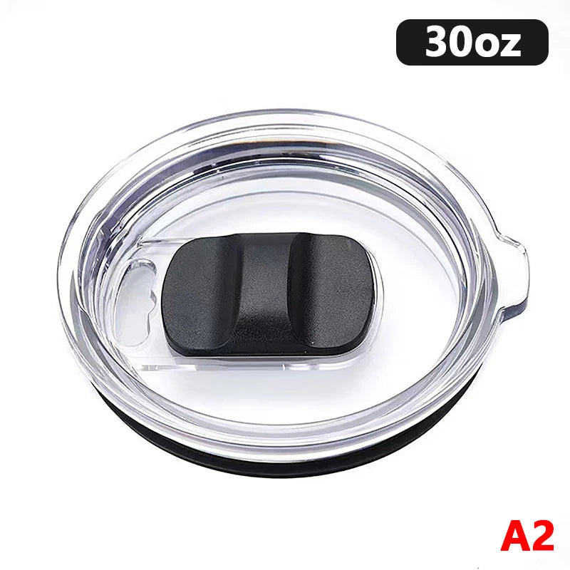 Round Plastic Cup Lid for 20oz 30oz Coffee Mugs Water Thermos Tumbler And Bottle Covers Universal Fit Thermal Lids
