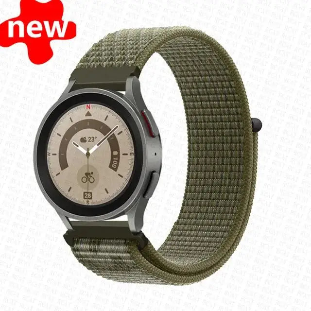 22mm 20mm Band for Samsung Galaxy Watch 7 FE 4 6 classic 5 Pro 3 active 2/correa Nylon Bracelet Huawei watch GT 2 3 pro 4 strap
