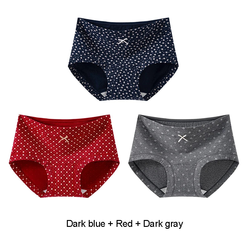 Belly Reducing Panties Set Pack Fashion Briefs Panties Women Sports Breathable Women's Cotton Briefs Fancy Underwear Lady Sexy