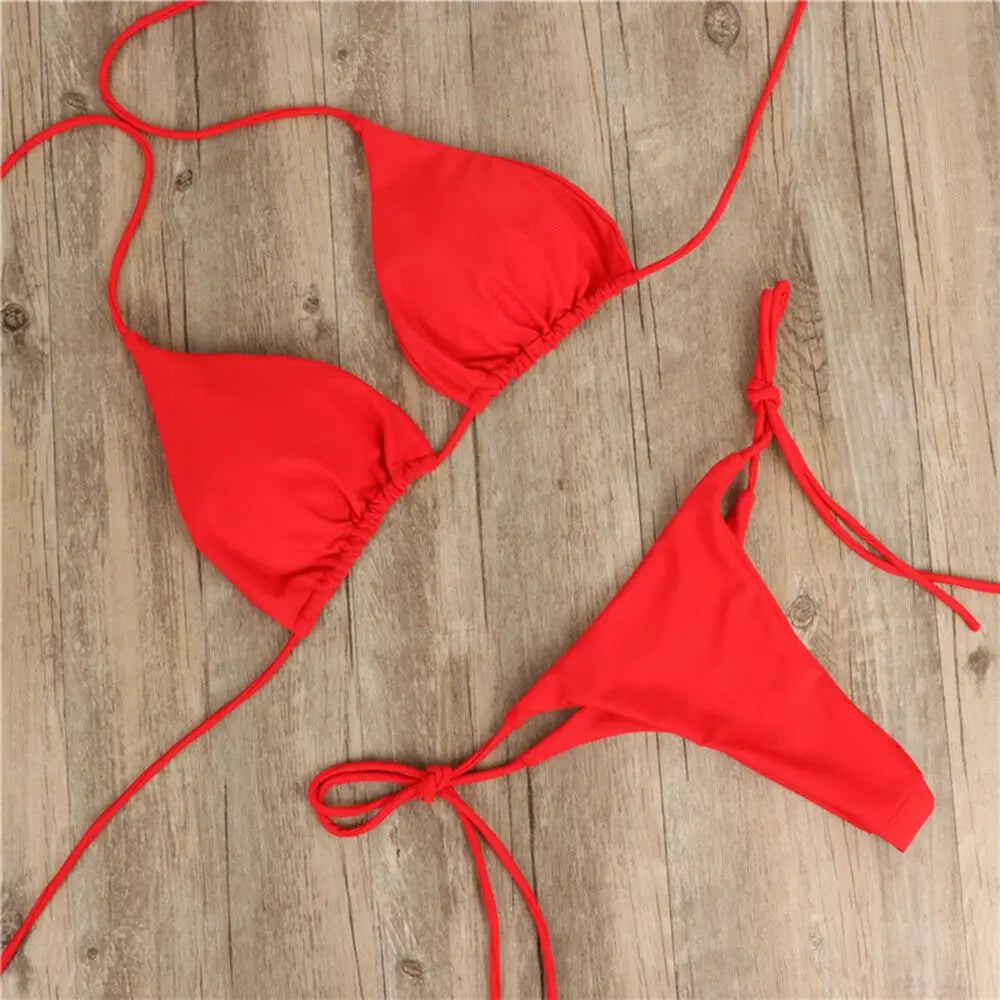 Fashion Sexy Backless Adjustable Bralette Bra Set Panties Underwear