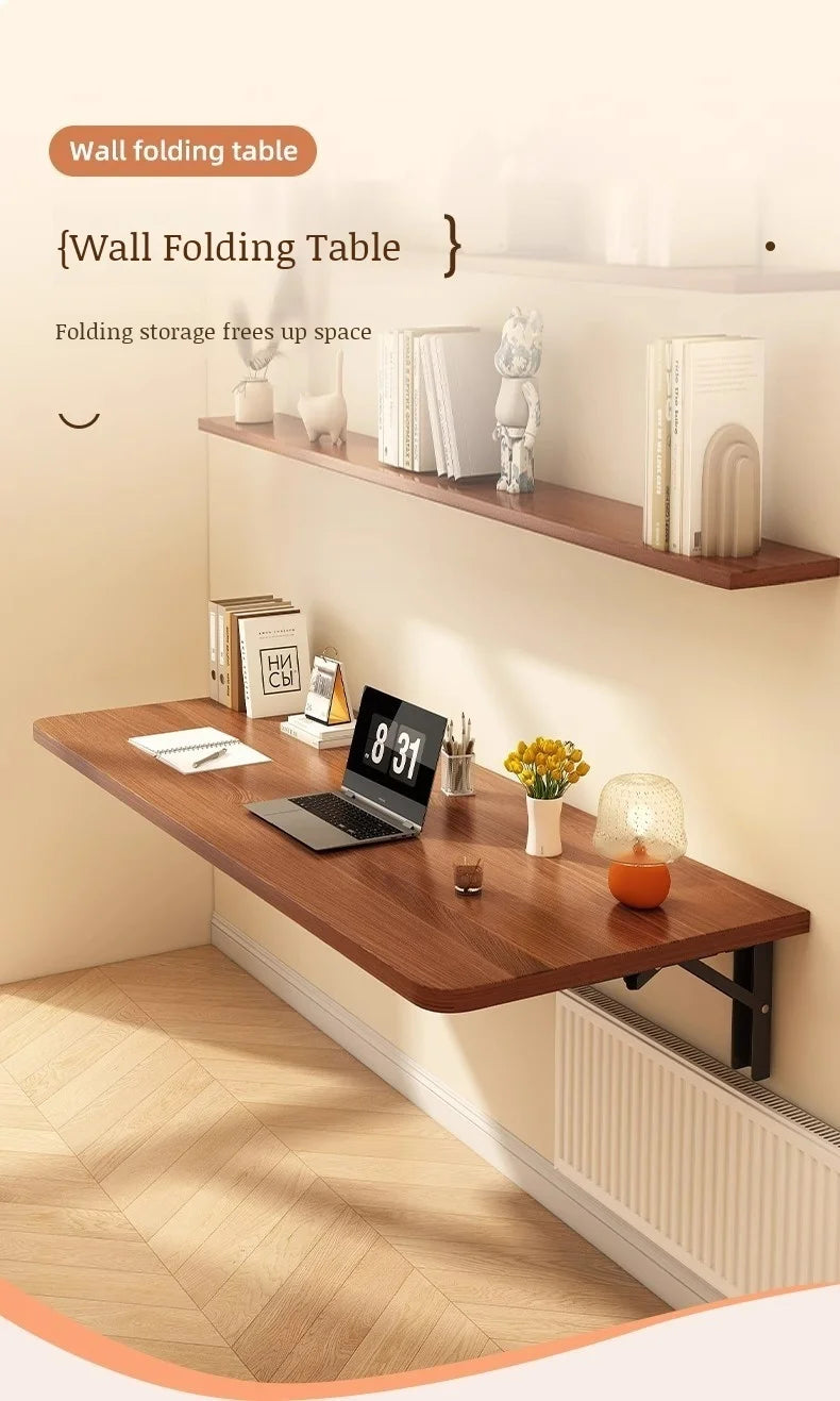 Household Wall Mounted Foldable Desk Waterproof and Anti Fouling Panel Multi Functional Suspended Wall Table