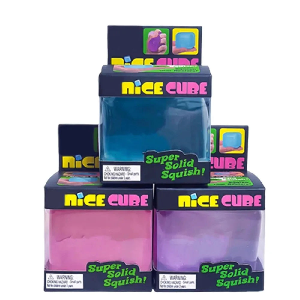 IN Stock NEW HOT Needoh Nice Cube Sensory Stress Reliever Fidget Tool for Anxiety & Focus Desk Sensory Cube for Adults & Kids