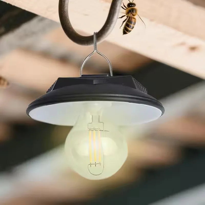 Solar Lantern Lights Outdoor Retro Solar Light with 4 Lighting Modes & Motion Sensor Waterproof Outside for Farmhouse Garden