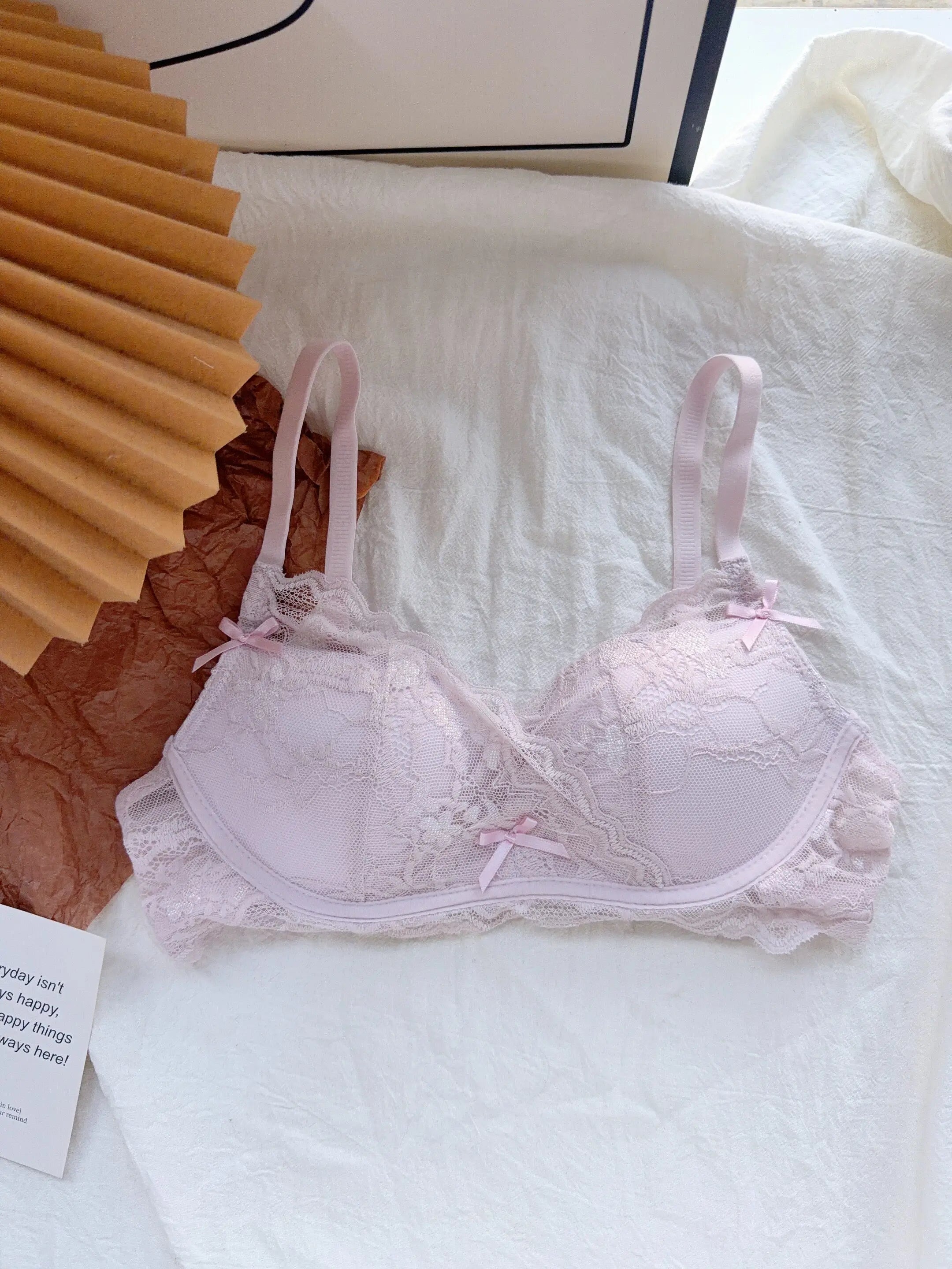 Cute Red Bra and Panty Set Women,Comfortable No Wire Push Up Lingerie,Sexy Bridal Wedding Lingerie Set,Girls Birthday Present