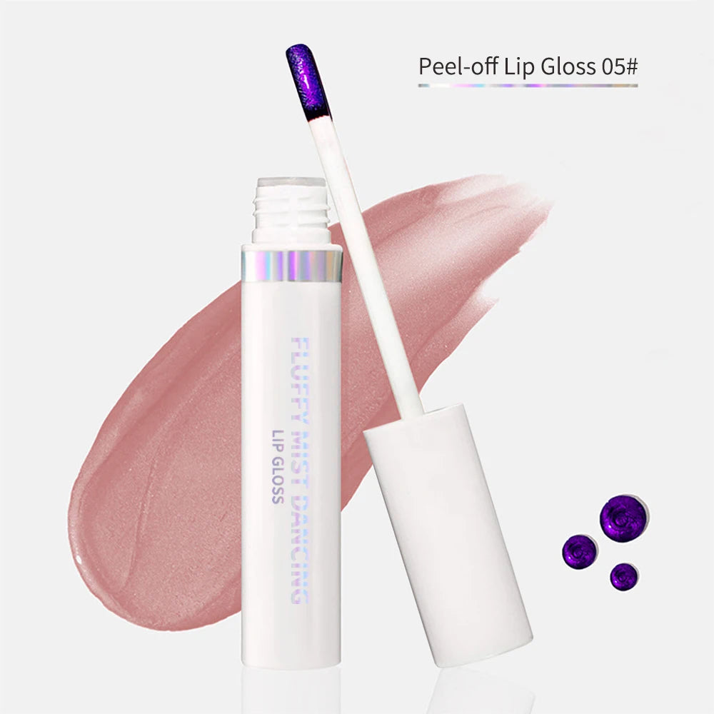 Non-stick Cup Cracking Lip Stain Wipe Off Pink Lip Tint Transfer Proof Lasting Peel Off Metallic Lip Mask Waterproof Cosmetics