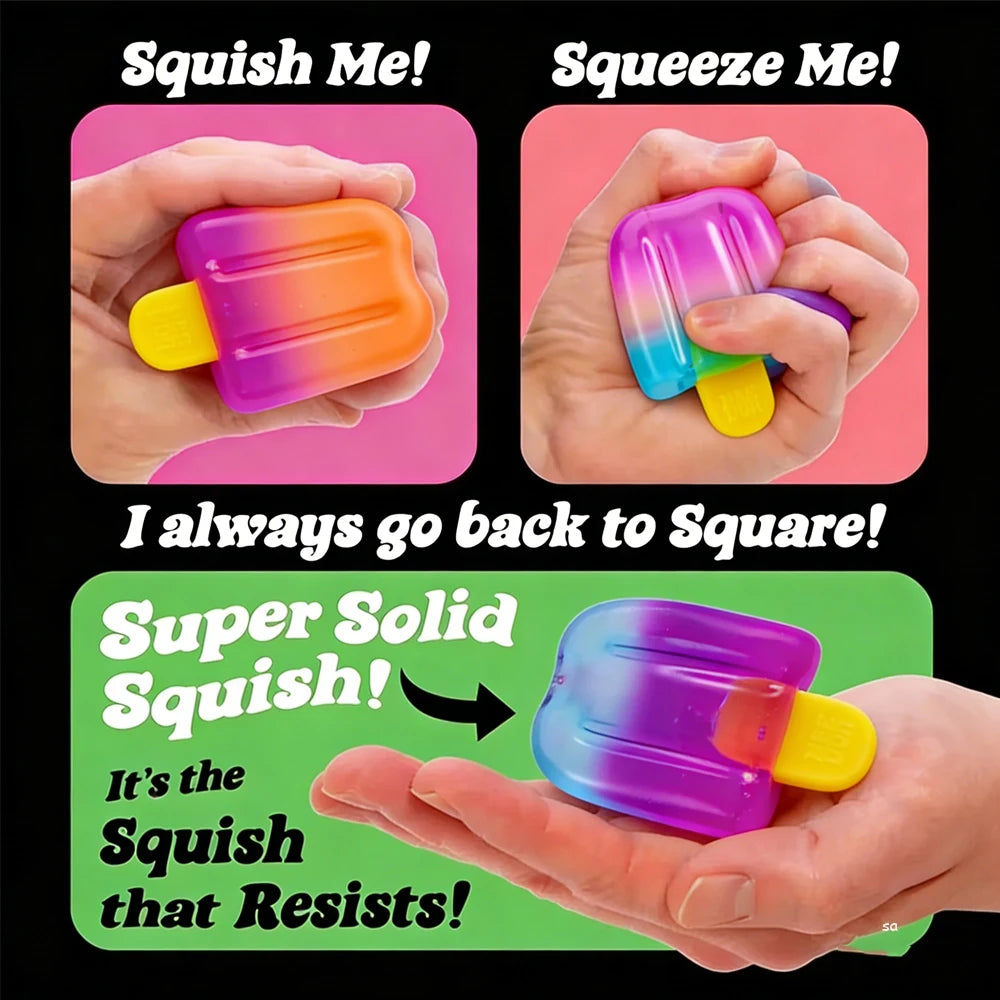 The Popular Needoh Popsicle With a Gradient Pressure Reducing Squeeze Ball Is An Adult Office Release Tool，Can reduce stress
