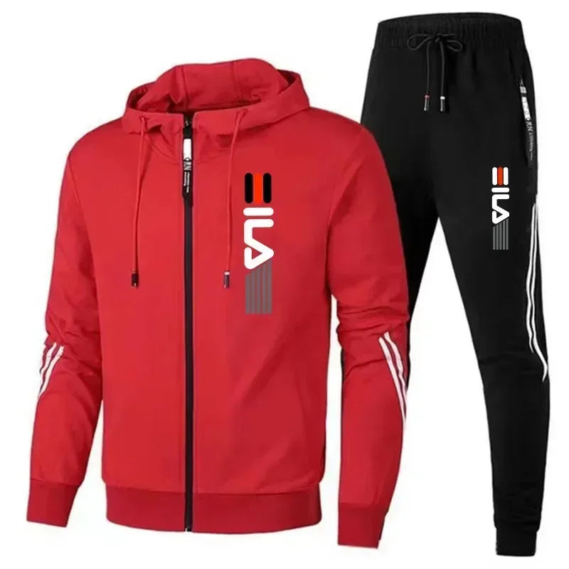 Men's Sportswear Set for Spring and Autumn 2026: Casual Sports Jacket + Sports Pants, Jogging Fashion and Stylish Sports Suit