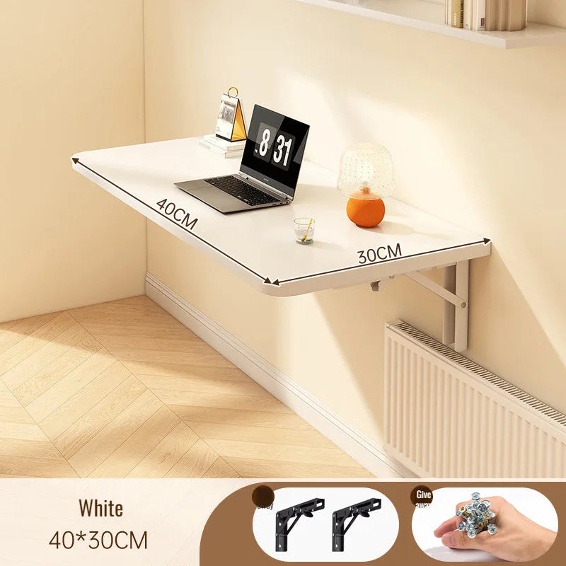 Household Wall Mounted Foldable Desk Waterproof and Anti Fouling Panel Multi Functional Suspended Wall Table