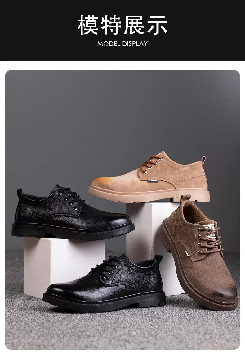 Safety Shoes Men Work Sneakers Indestructible Shoes Anti-puncture Shoes Waterproof Comfortable Work & Safety Boot 2025
