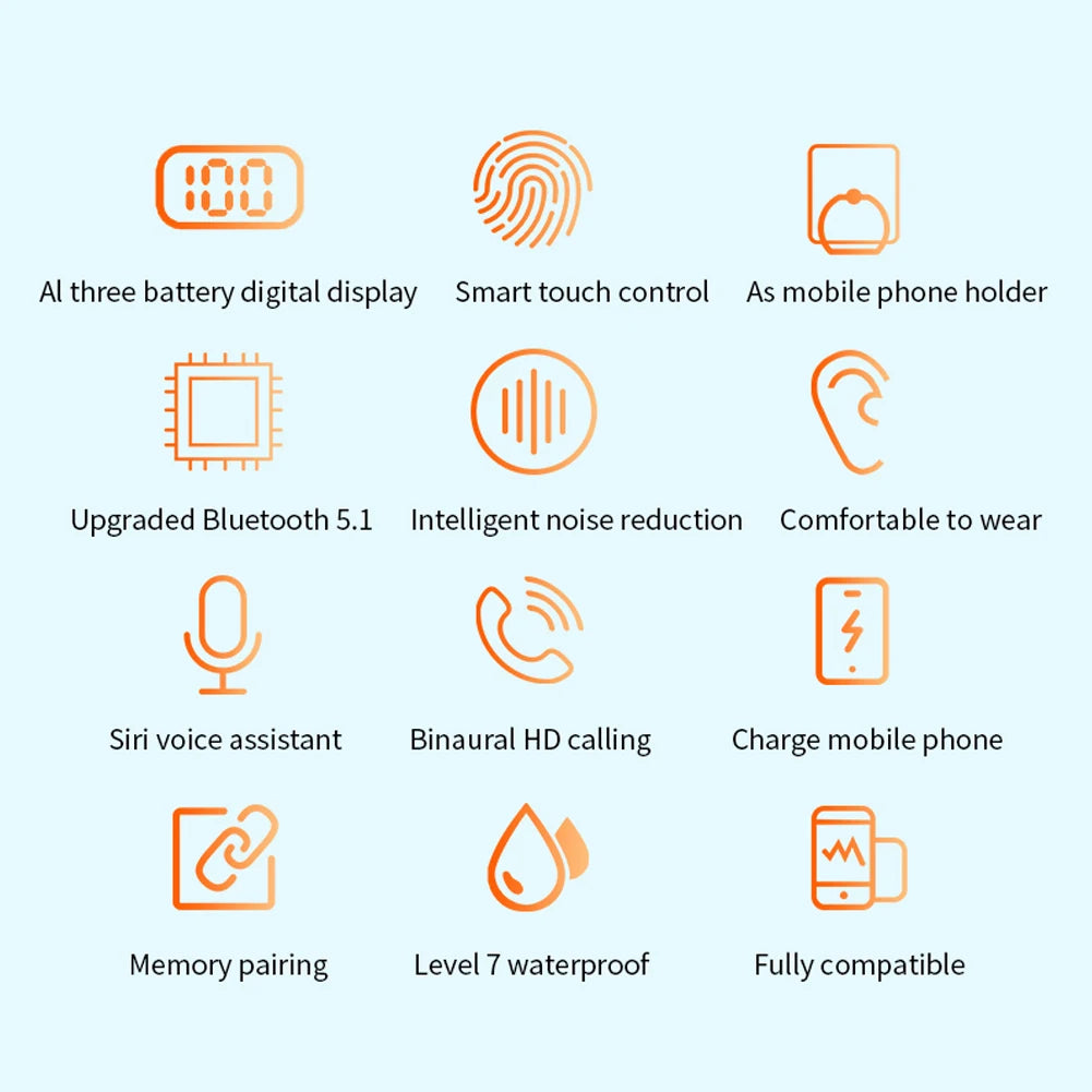 Bluetooth Earphone For   A71 A52 A41 A32 5G A21 A20 A10 A01 A02 A81 F62 F42 M41 M31 M51 M11 M21 Wireless Headphone