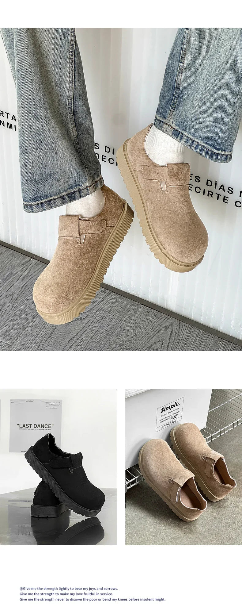 Spring and Autumn Men's Derby Shoes‌ – New Design, Height-Increasing, Stylish, Comfortable for Walking, Casual Flat-Toe Loafers