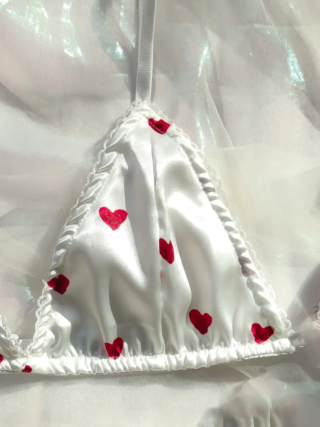 Women's Erotic Lingerie Suit Bowknot Sexy Wire Free Lingerie Underwear Two Piece Female White Set Set Sexy Lingerie Woman's Bra