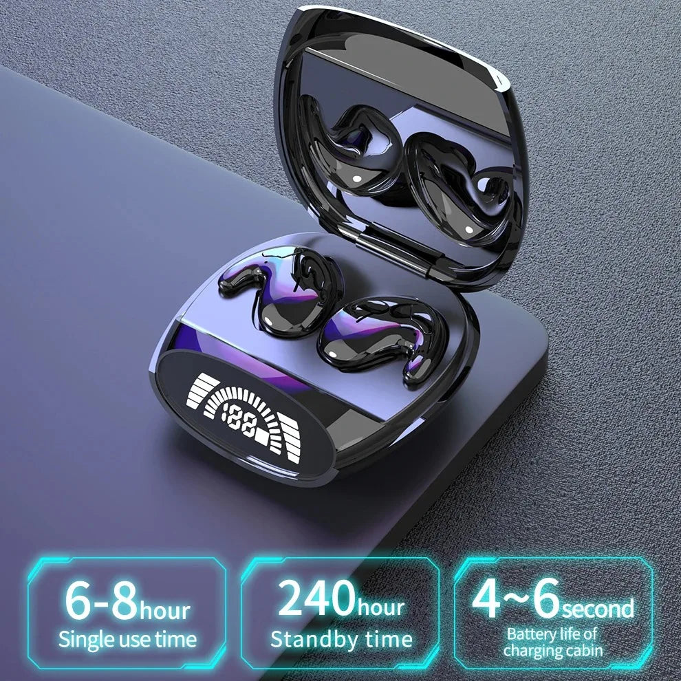 Bluetooth 5.3 AI Translation Earphones Support 135 Language Wireless Headphones Sleep Headsets HiFi Noise Reduction Earbuds