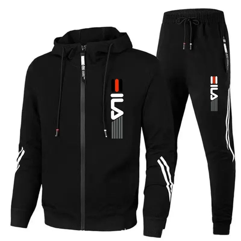 Men's Sportswear Set for Spring and Autumn 2026: Casual Sports Jacket + Sports Pants, Jogging Fashion and Stylish Sports Suit
