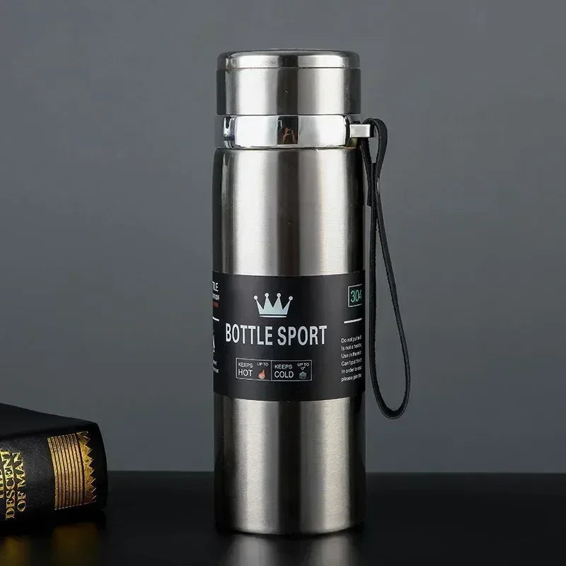 800ml Thermal Mug Double Wall 304 Stainless Steel Coffee Cup Vacuum Flask Thermos Water Bottle Tea Coffee Leak-proof Thermos Mug