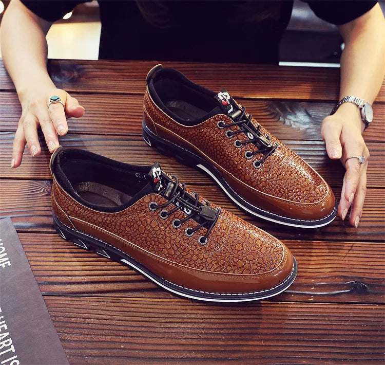 Men's Shoes Soft Bottom Soft Leather Casual Shoes New Spring Trendy Design Men's Footwear Men's Sports Shoe Zapatos Para Hombre