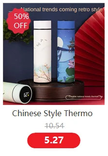 Portable Cup Thermos Water Bottle  Stainless Steel Dreamy Coffee Term Thermos For Tea Thermal Mug Cup Thermal Hot Sale 500ml