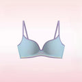 Push Up Seamless Bra for Small Chest | Colorful Dopamine Padded Bralette | Comfort Lift & Sexy Look for Women  Bra and Panty Set
