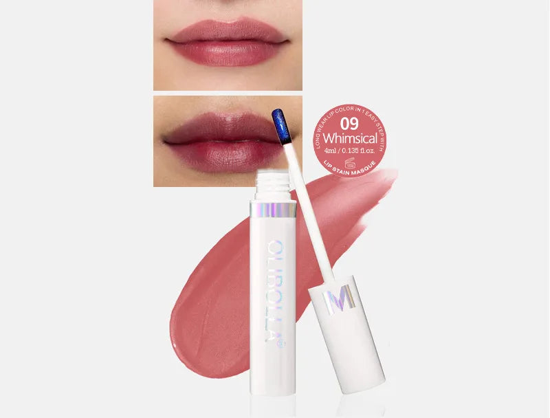 Lip Stain Peel Off  Long Lasting Waterproof Pink Lip Tint Transfer Proof Non Stick Cup Natural Women Cosmetics Makeup 7 colors