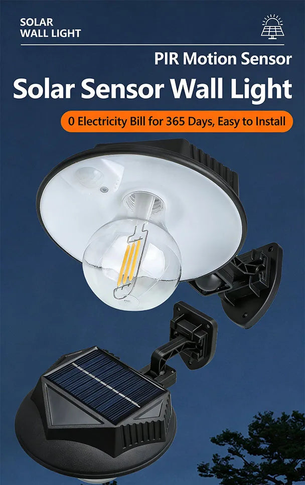 Solar Lantern Lights Outdoor Retro Solar Light with 4 Lighting Modes & Motion Sensor Waterproof Outside for Farmhouse Garden