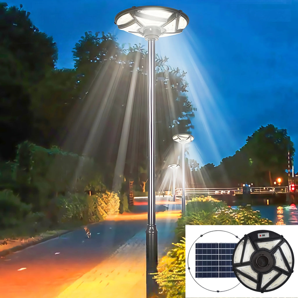 Solar Yard Light, New Ultra-Bright LED Lights, Outdoor Super Bright Solar Street Lights with Motion Sensor for Gardens, Paths