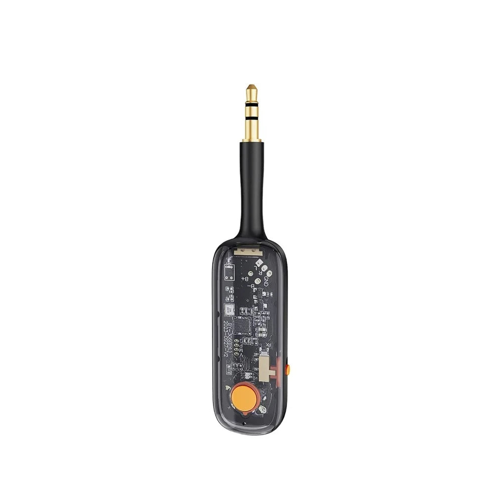 Bluetooth 5.3 Audio Receiver Transmitter AUX With Mic Stereo Music Wireless Adapter  For Home Stereo/Bluetooth Earbuds/PC