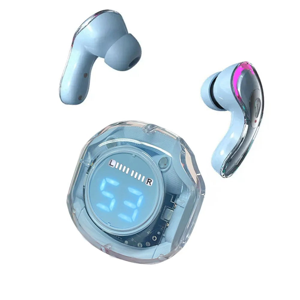 In-ear Bluetooth earphones, battery level display eardphones, long battery life and low latency