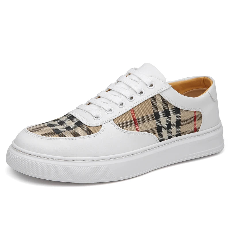 Men's White Shoes, Couple Casual Skate Shoes, Comfortable Sports Shoes, Light Walking Women's Tennis Shoes for 2025