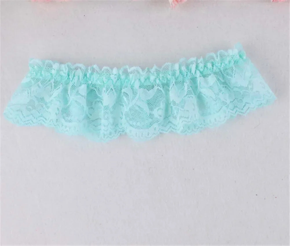 Lingerie Wedding Gift Party Bride Wedding Leg Flower Sexy Lace Elastic Leg Garter Belt With Ribbon Bow Suspender Thigh Harness