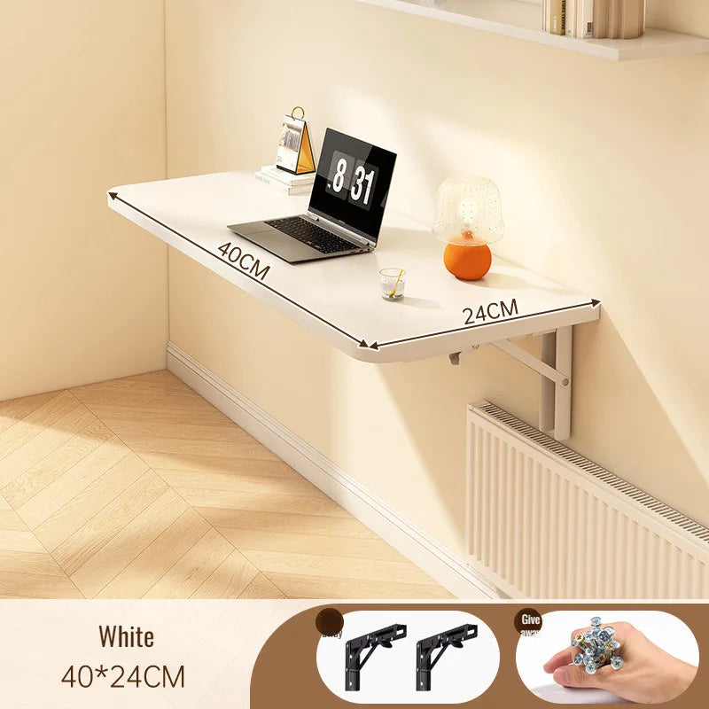 Household Wall Mounted Foldable Desk Waterproof and Anti Fouling Panel Multi Functional Suspended Wall Table
