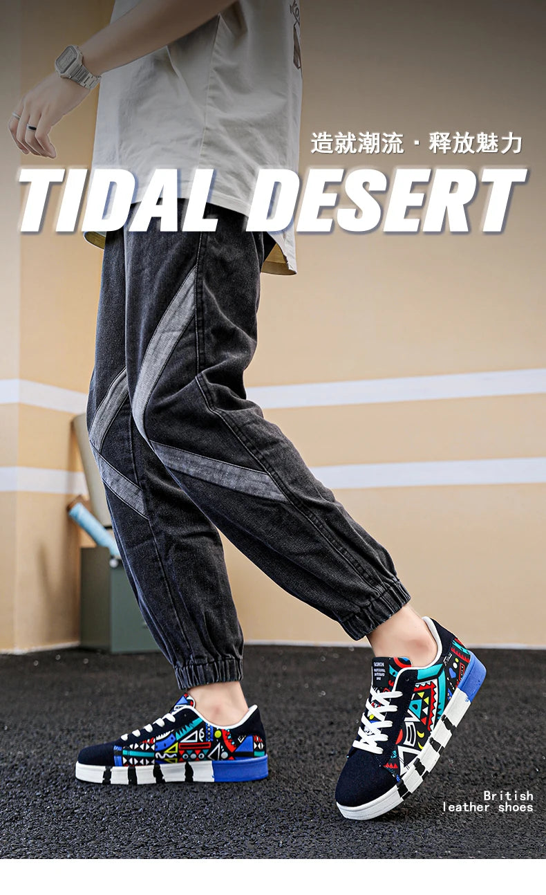 Men Flat Bottomed Shoes Fashion Popular with Colorful Outdoor Sneakers That Comfort Non Slip High-quality Fitness Leisure Shoes